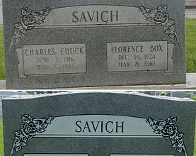 Headstone cleaning