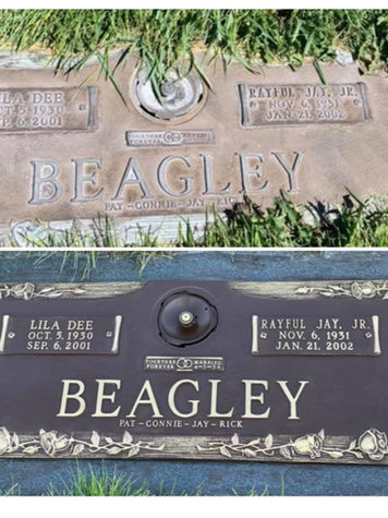 Restored monument