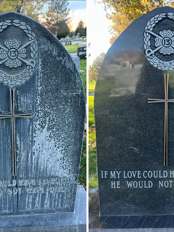 Restored monument