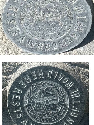 Restored monument