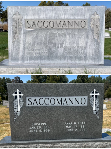 Restored monument