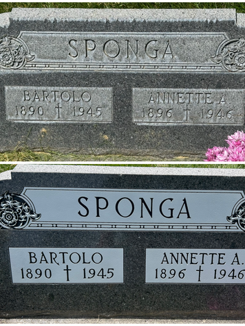 Restored monument