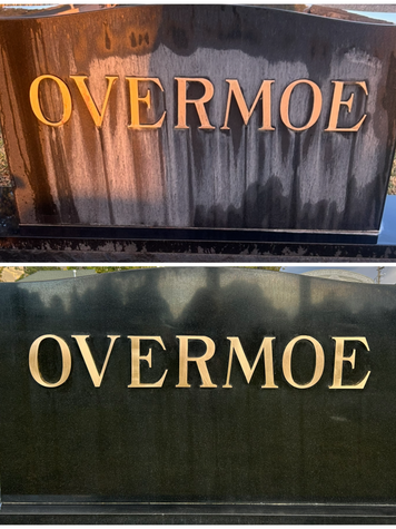 Restored monument
